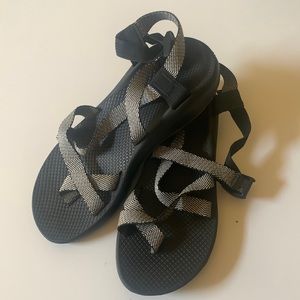 Chaco Women's Black and Gray Sandals